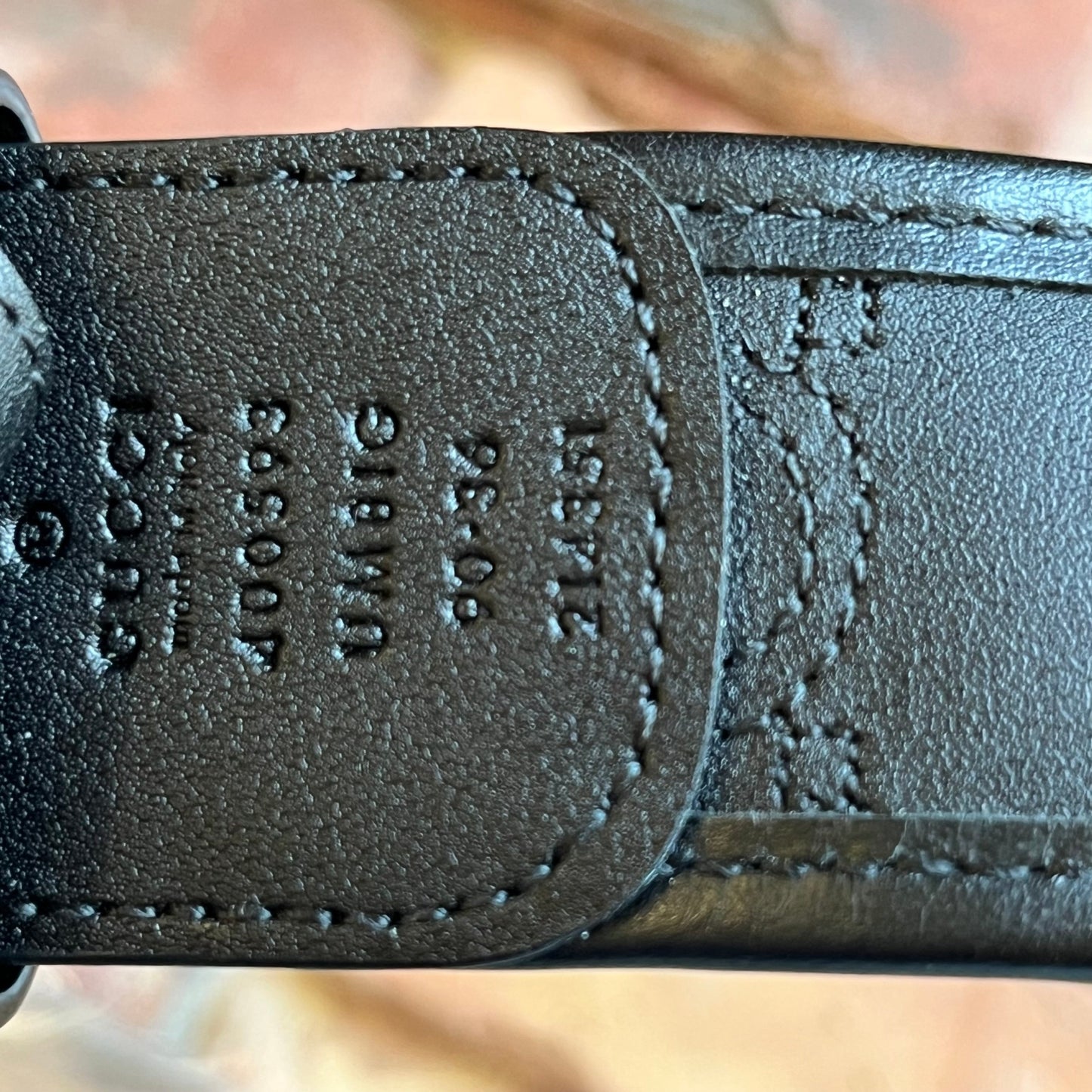 GUCCI GG Marmont Matelasse Leather Belt SZ90/36(8US)