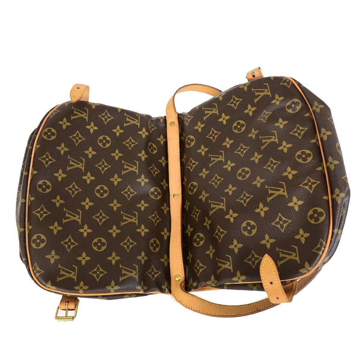 Louis Vuitton Saumur 30 Canvas Shoulder Bag