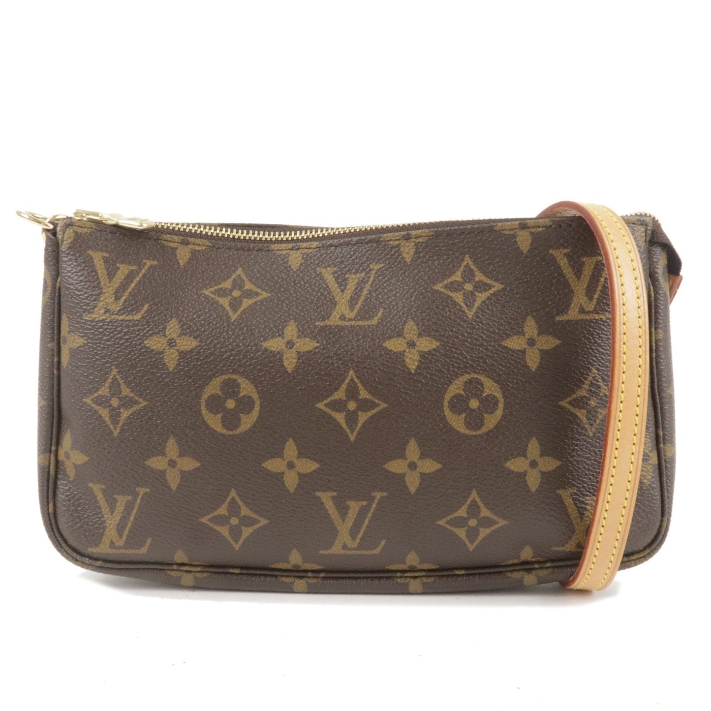 Louis Vuitton Monogram Pochette Accessoires & Strap M51980 J00145