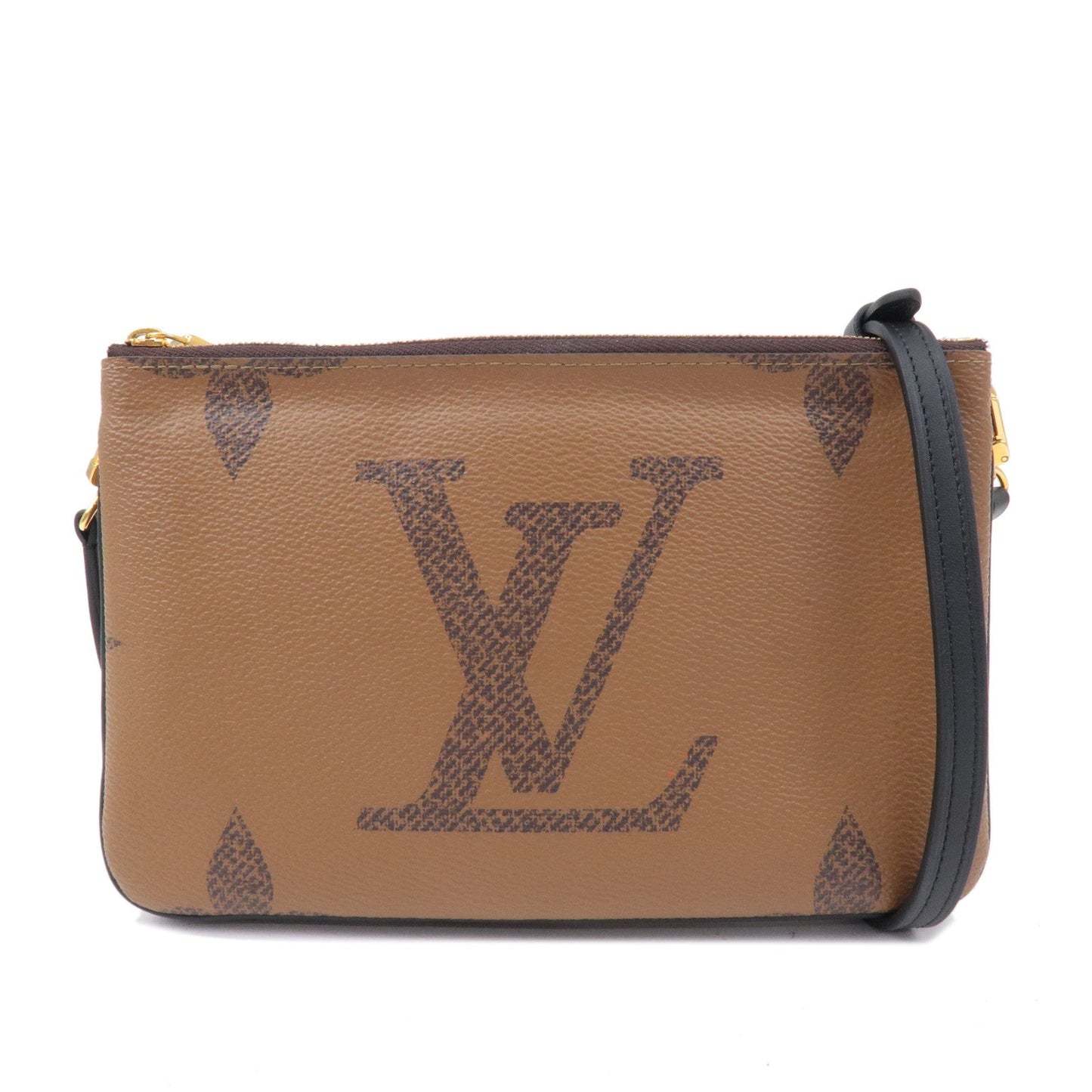 Louis Vuitton Monogram Reverse Pochette Double Zip 2Way Bag M69203