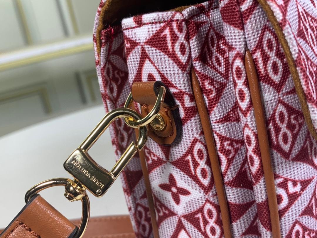 LV SinGLAMI 1854 Pochette Metis Red For Women, Women’s Handbags, Shoulder And Crossbody Bags 9.8in/25cm LV