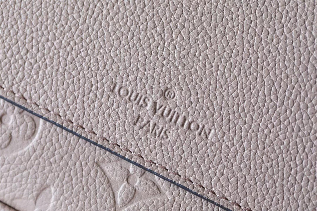 LV MarGLAMIau Monogram Empreinte Dove Gray For Women, Shoulder And Crossbody Bags 9.6in/29.5cm LV M46199