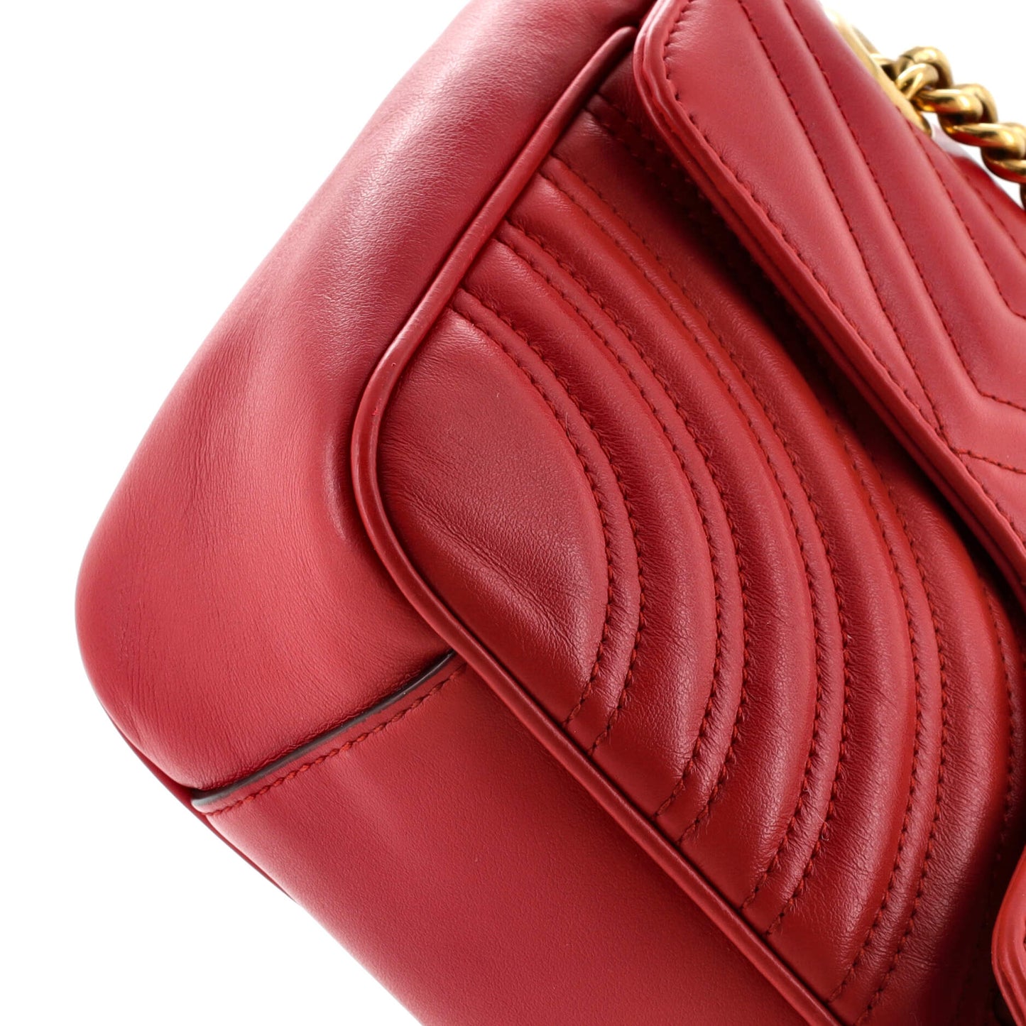 GG Marmont Flap Bag Matelasse Leather Small