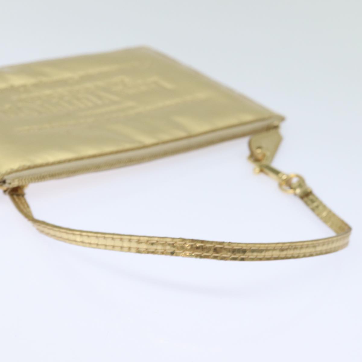 Louis Vuitton Pochette Plat Patent Leather Clutch Bag