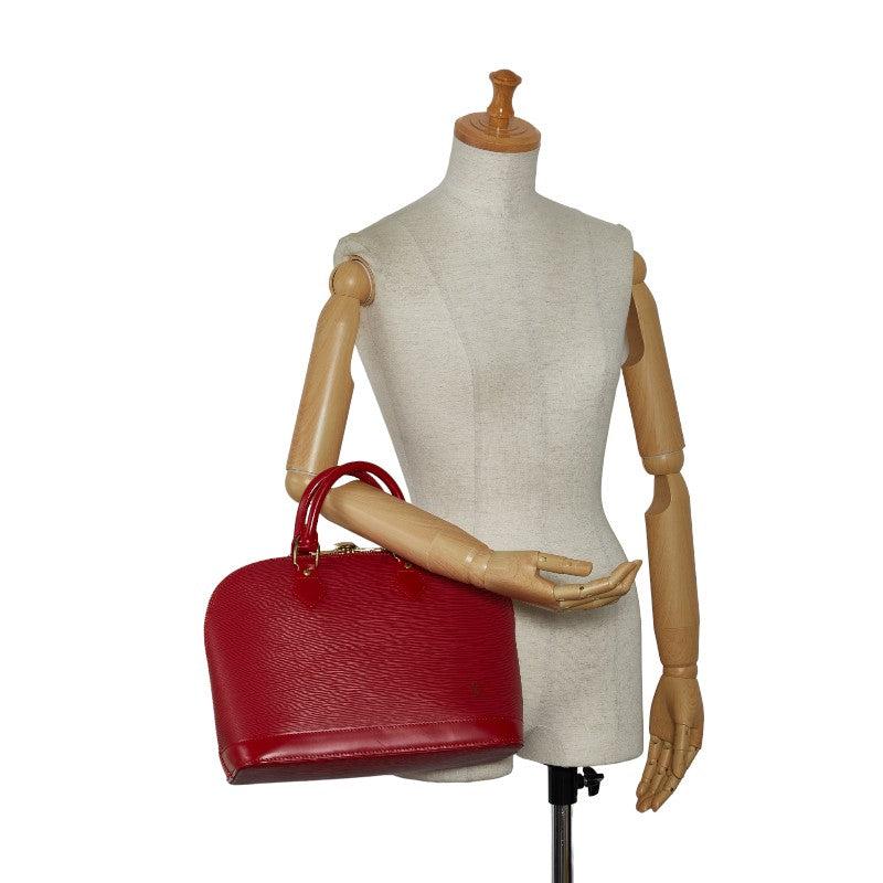 Louis Vuitton Epic Alma Bag Boston Bag M52147 Castilian Red Leather Louis Vuitton