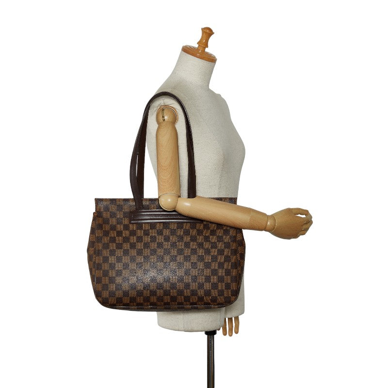 Louis Vuitton Louis Vuitton Damière N51123 Toast Bag PVC/Leather Brown