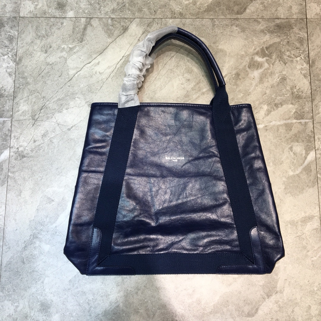 Balen Navy MeGLAMIum Cabas Tote Bag In Blue, For Women, Bags 14.1in/36cm