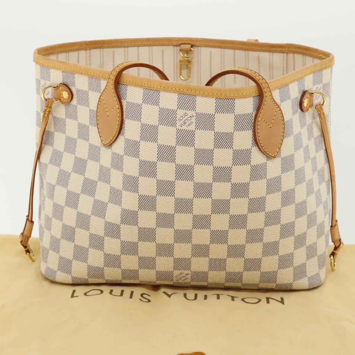 Louis Vuitton Neverfull Pm Canvas Shoulder Bag ()
