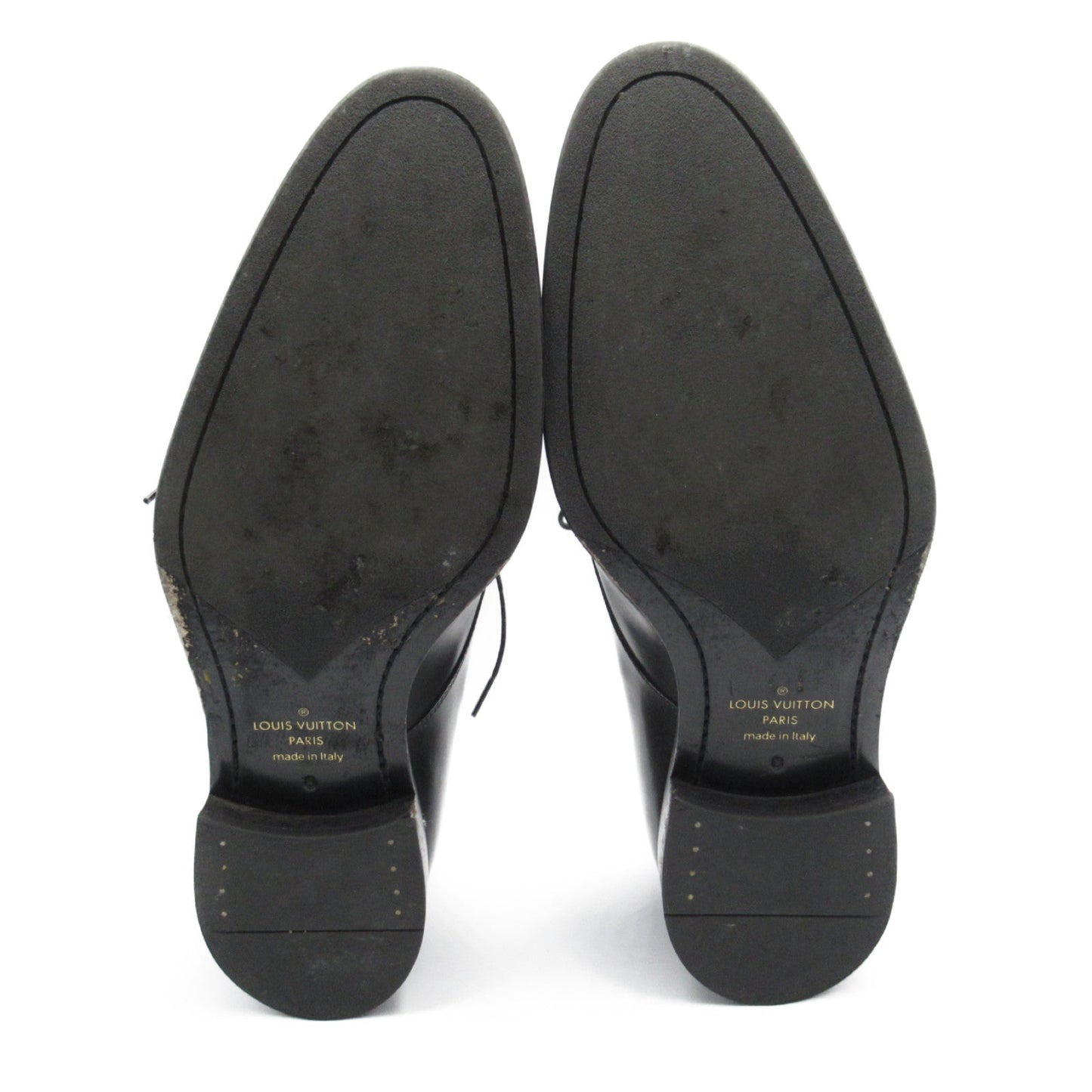 Louis Vuitton Louis Vuitton Marso-r Leather Shoes Leather Black