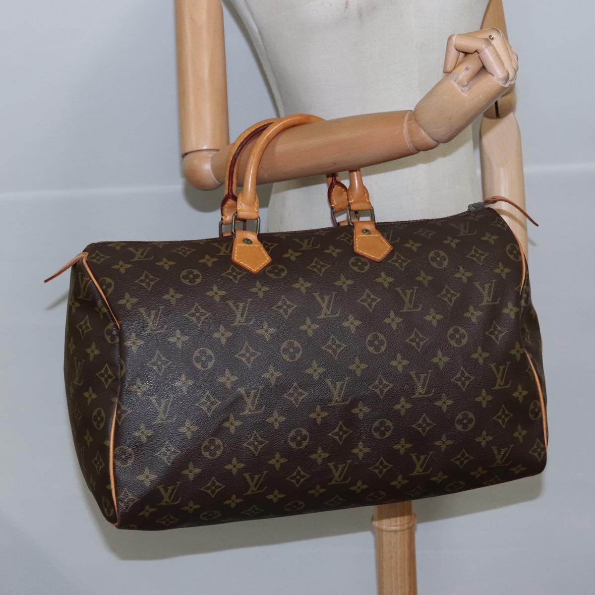 LOUIS VUITTON Monogram Speedy 40 Hand Bag M41522 LV 101786