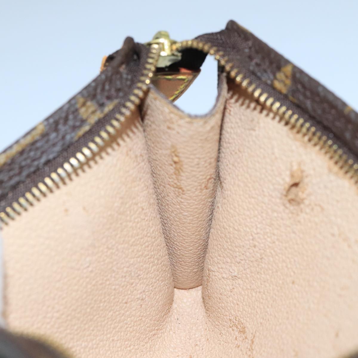 LOUIS VUITTON Monogram Bucket PM Accessory Pouch LV 101819