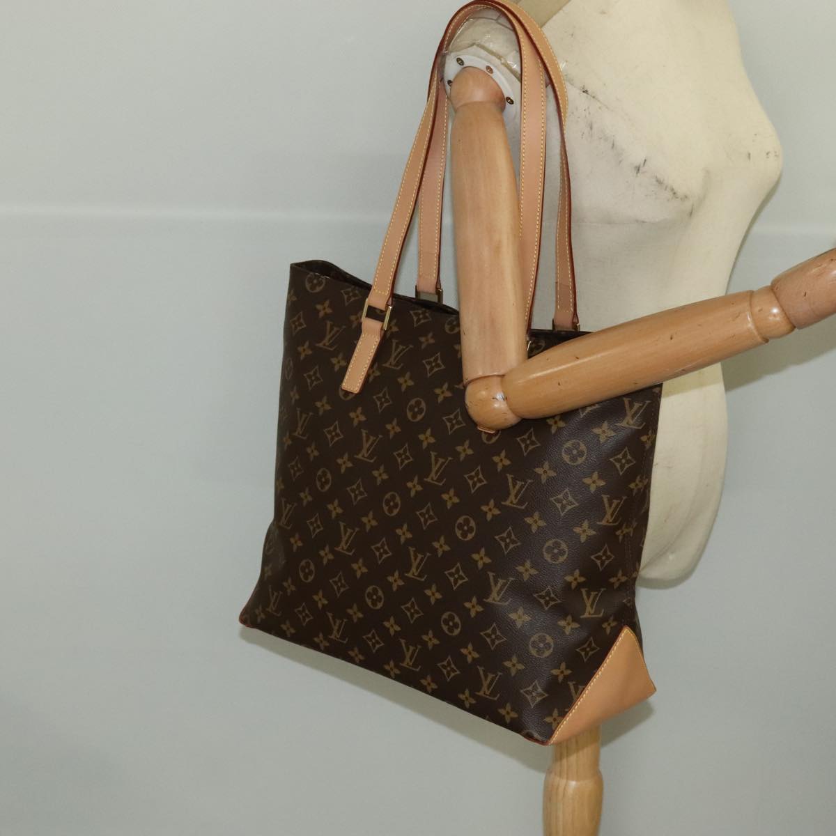 LOUIS VUITTON Monogram Cabas Mezzo Tote Bag M51151 LV 103378SA