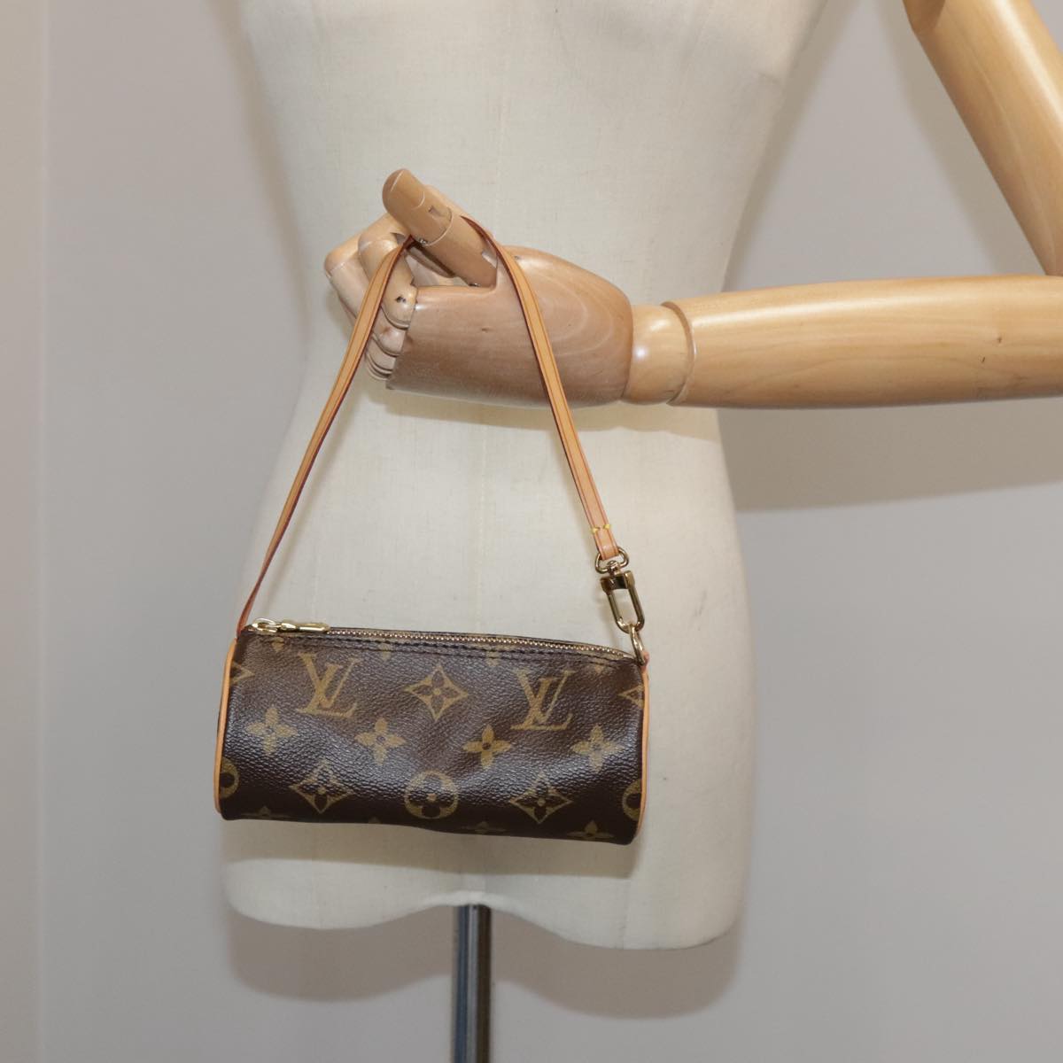 LOUIS VUITTON Monogram Papillon Pouch LV 104273