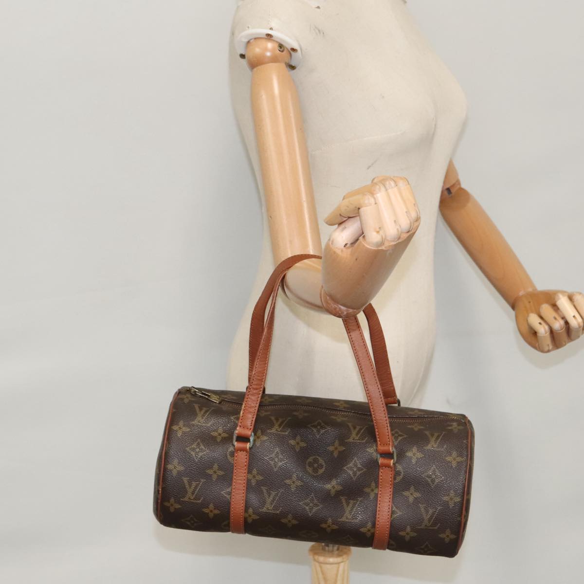 LOUIS VUITTON Monogram Papillon 30 Hand Bag M51385 LV 104282
