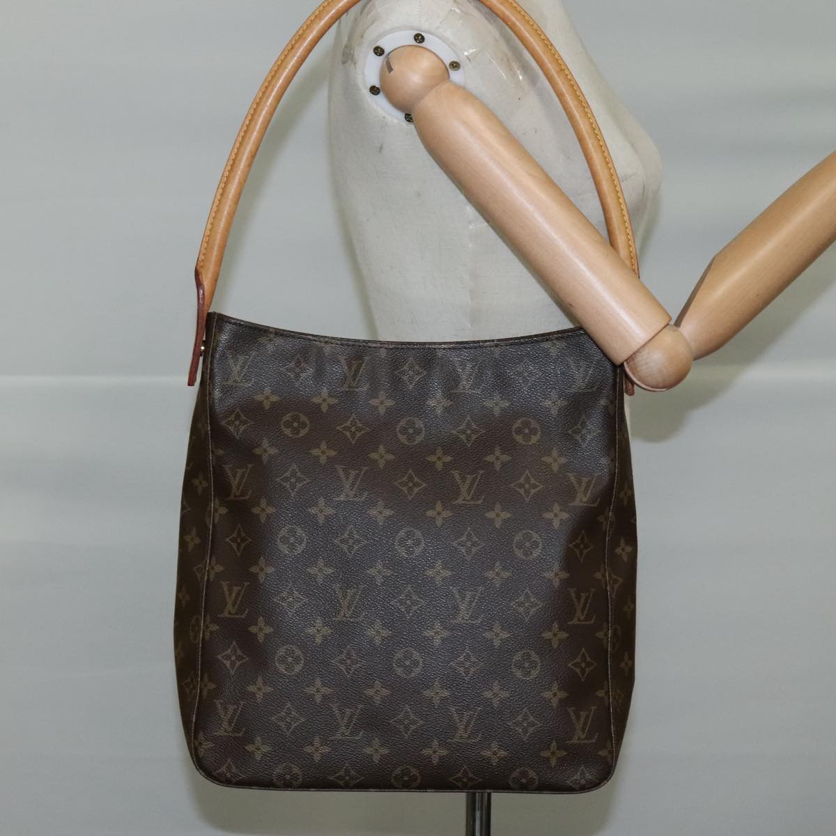 LOUIS VUITTON Monogram Looping GM Shoulder Bag M51145 LV 104333