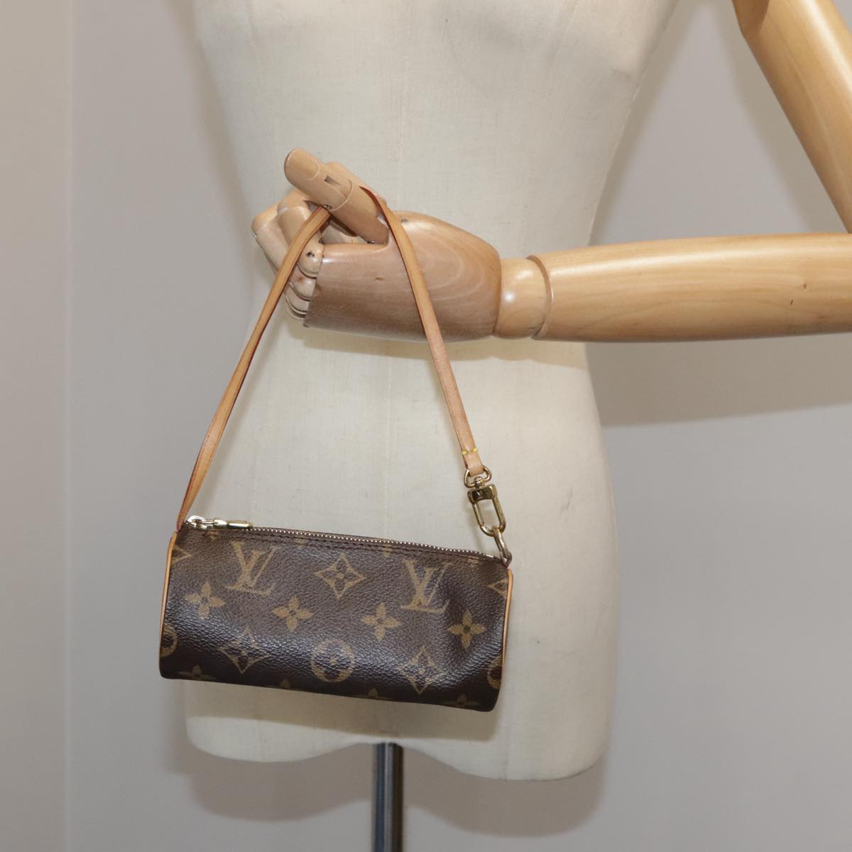LOUIS VUITTON Monogram Papillon Pouch LV 104353