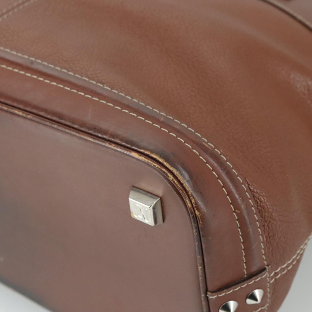 LOUIS VUITTON Suhari Lockit MM Hand Bag Leather Tanami LV 104391