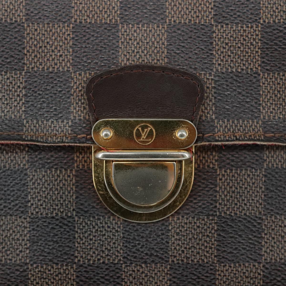LOUIS VUITTON Damier Ebene Ravello GM Shoulder Bag N60006 LV 104805
