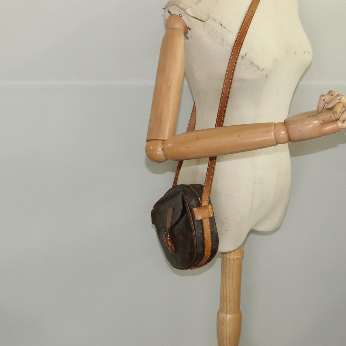 LOUIS VUITTON Monogram Jeune Fille MM Shoulder Bag M51226 LV 104877