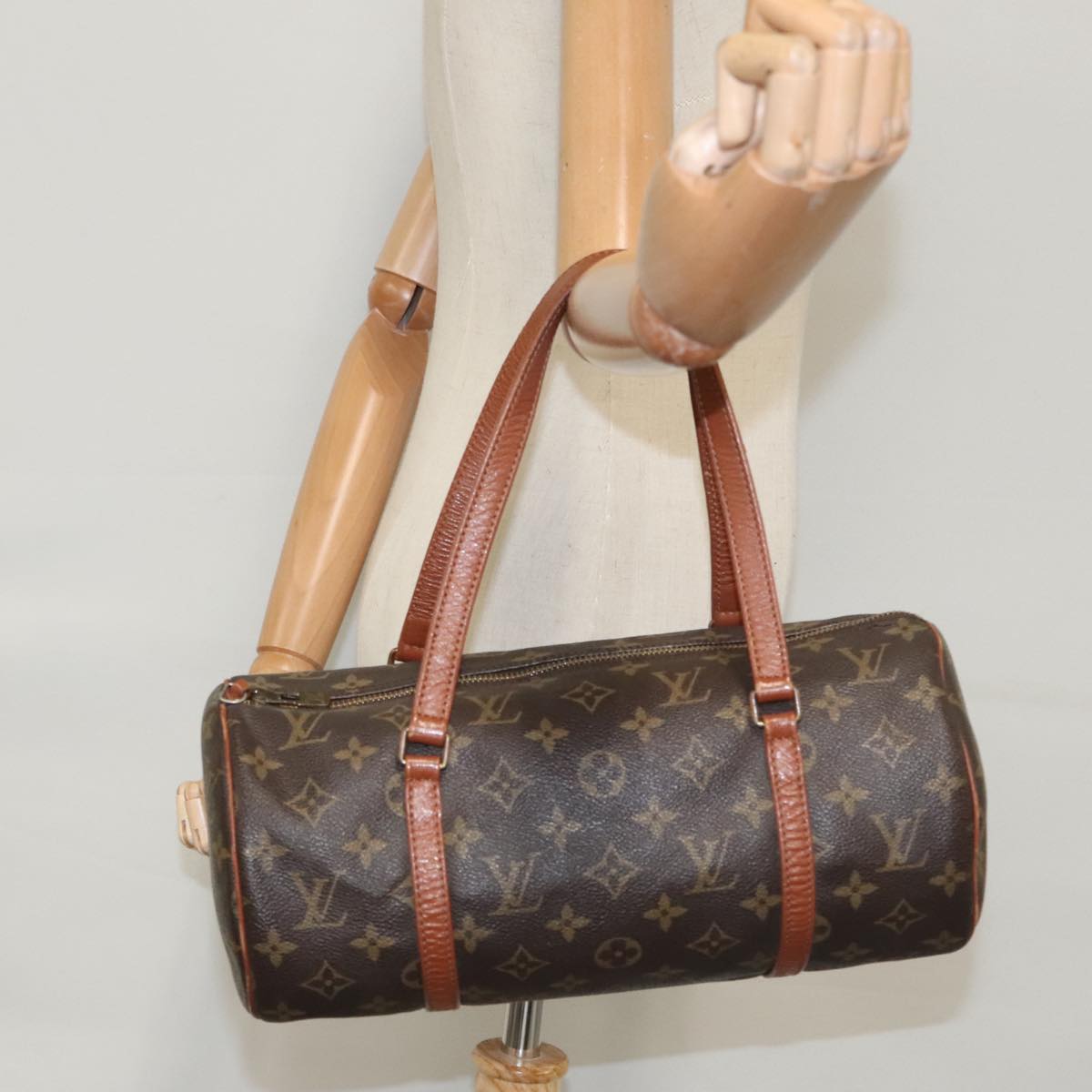 LOUIS VUITTON Monogram Papillon 30 Hand Bag M51385 LV 104883