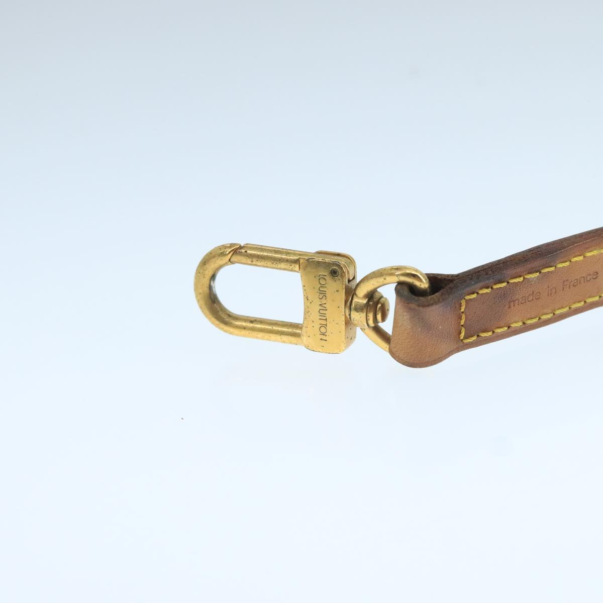 LOUIS VUITTON Shoulder Strap Leather 35.4"" Beige LV 106307