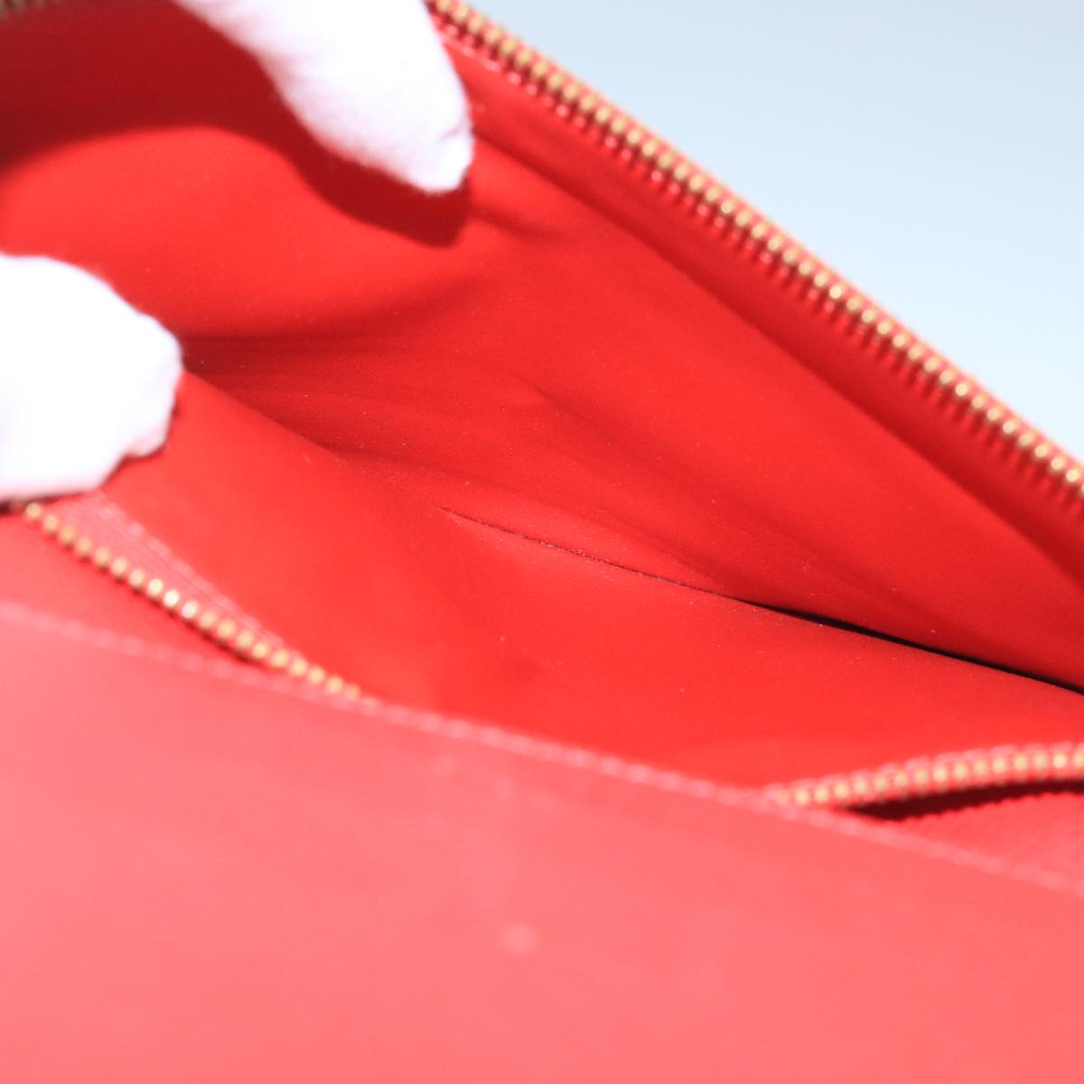 LOUIS VUITTON Monogram Portefeuille Insolite Long Wallet Red M60250 106427