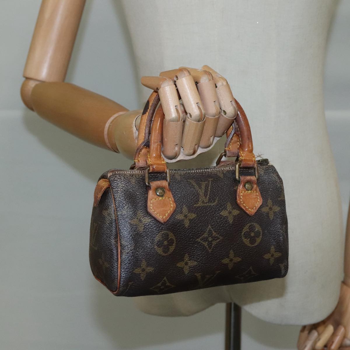 LOUIS VUITTON Monogram Mini Speedy Hand Bag M41534 LV 106601