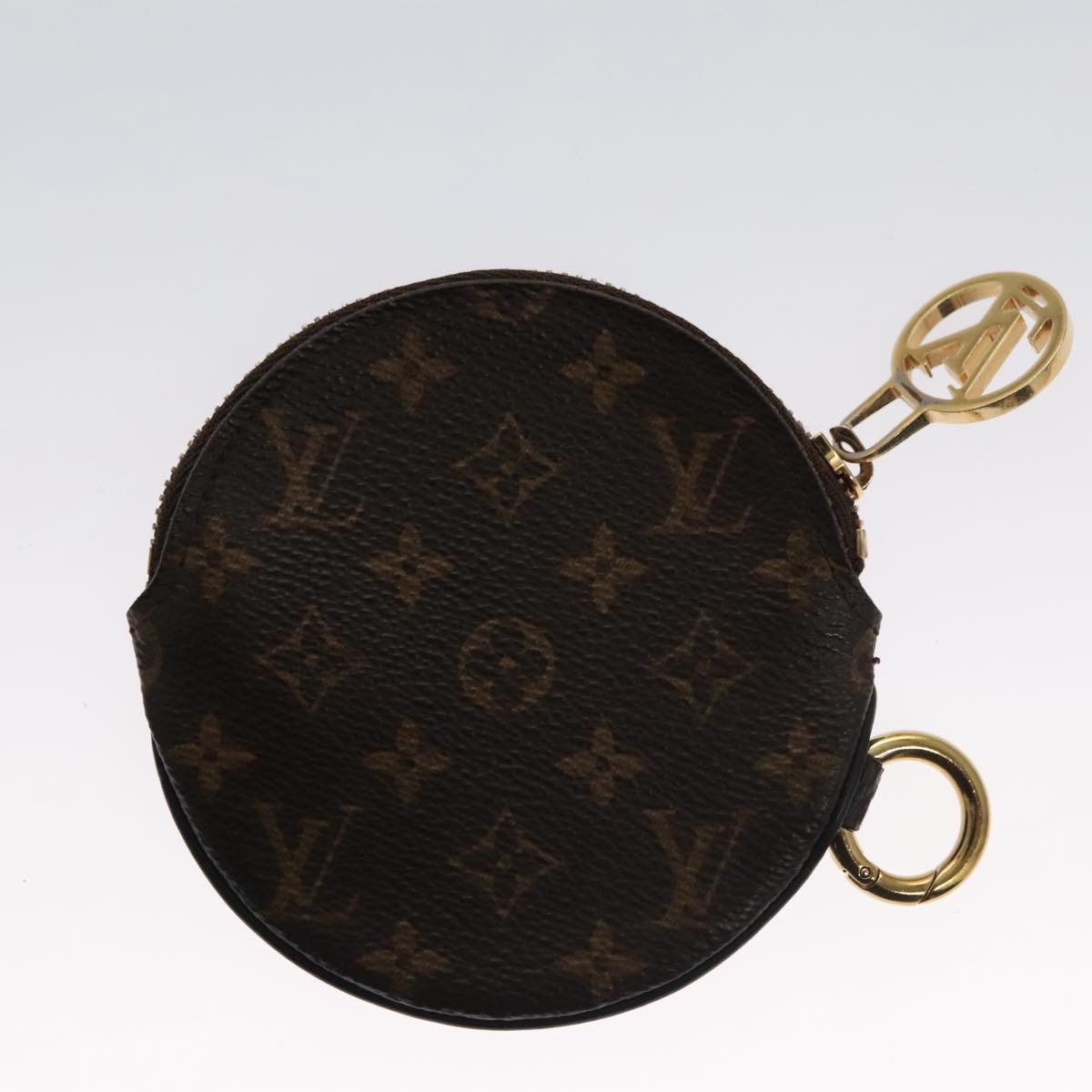 LOUIS VUITTON Monogram Reverse Pochette Trio Coin Purse M68756 LV 106999A