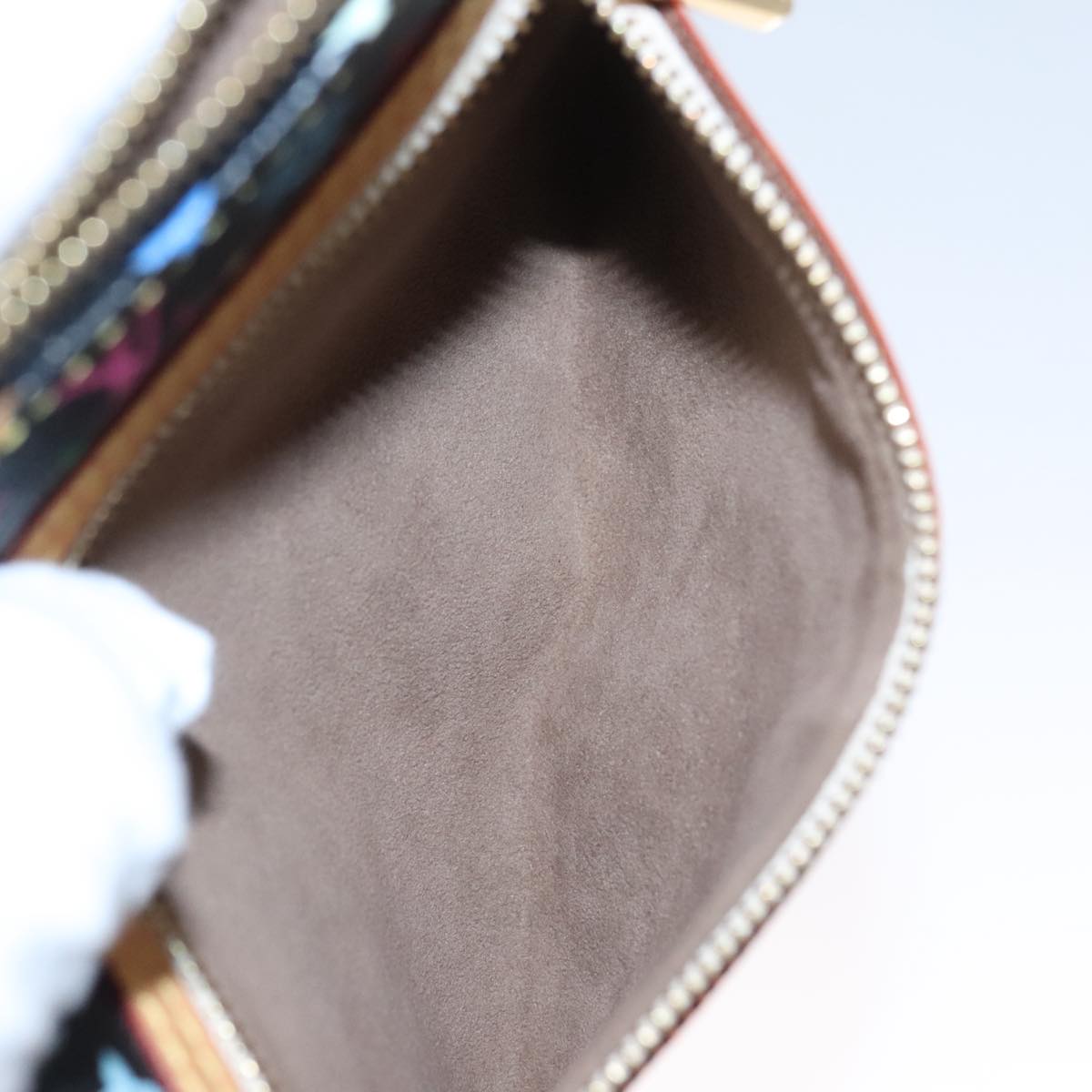 LOUIS VUITTON Monogram Multicolor Pochette GM Pouch Black M60027 LV 107106A