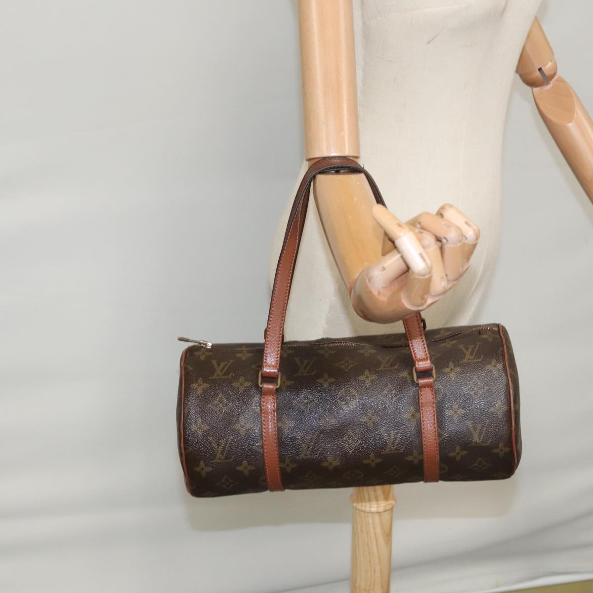 LOUIS VUITTON Monogram Papillon 30 Hand Bag M51385 LV 107126