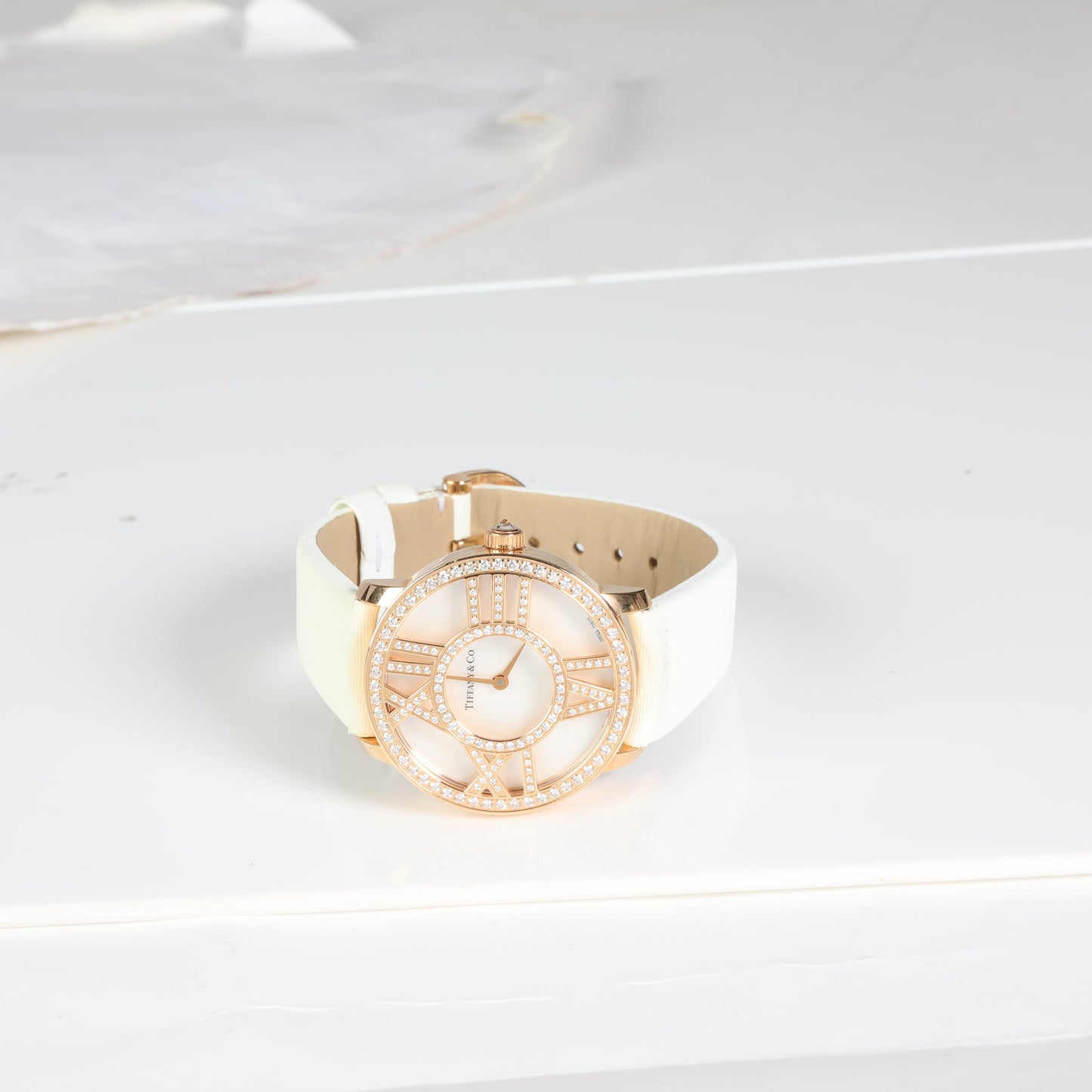 TIFFANY & CO. Atlas Cocktail Z1901.10.30E91A40B Women's Watch in 18kt Rose Gold