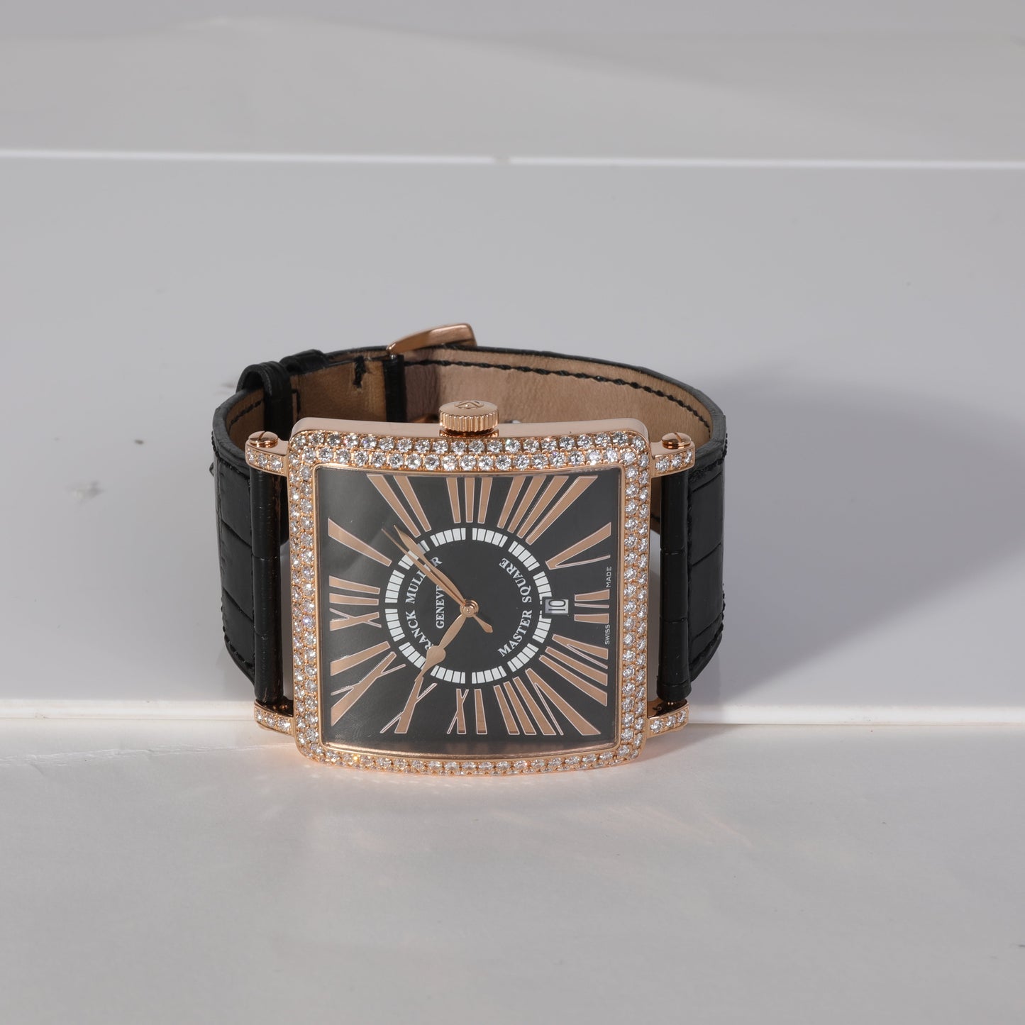 FRANCK MULLER Master Square 6000K SC DT D Men's Watch in 18kt Rose Gold