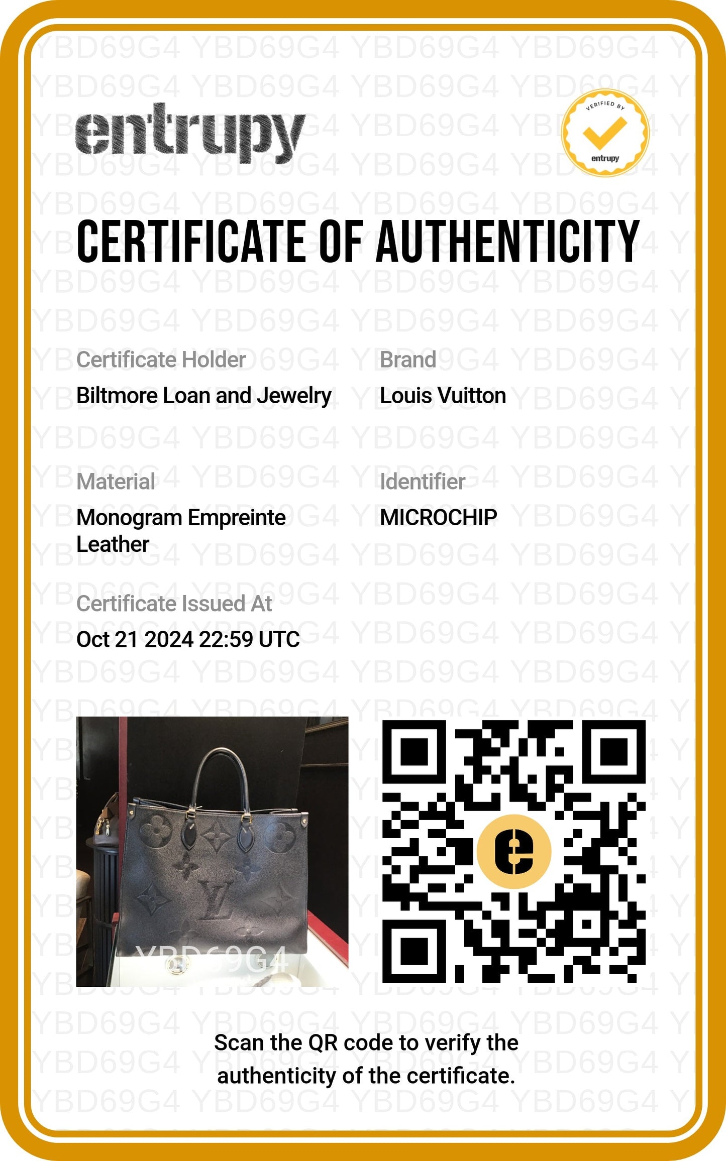 Louis Vuitton Monogram Empreinte Onthego GM