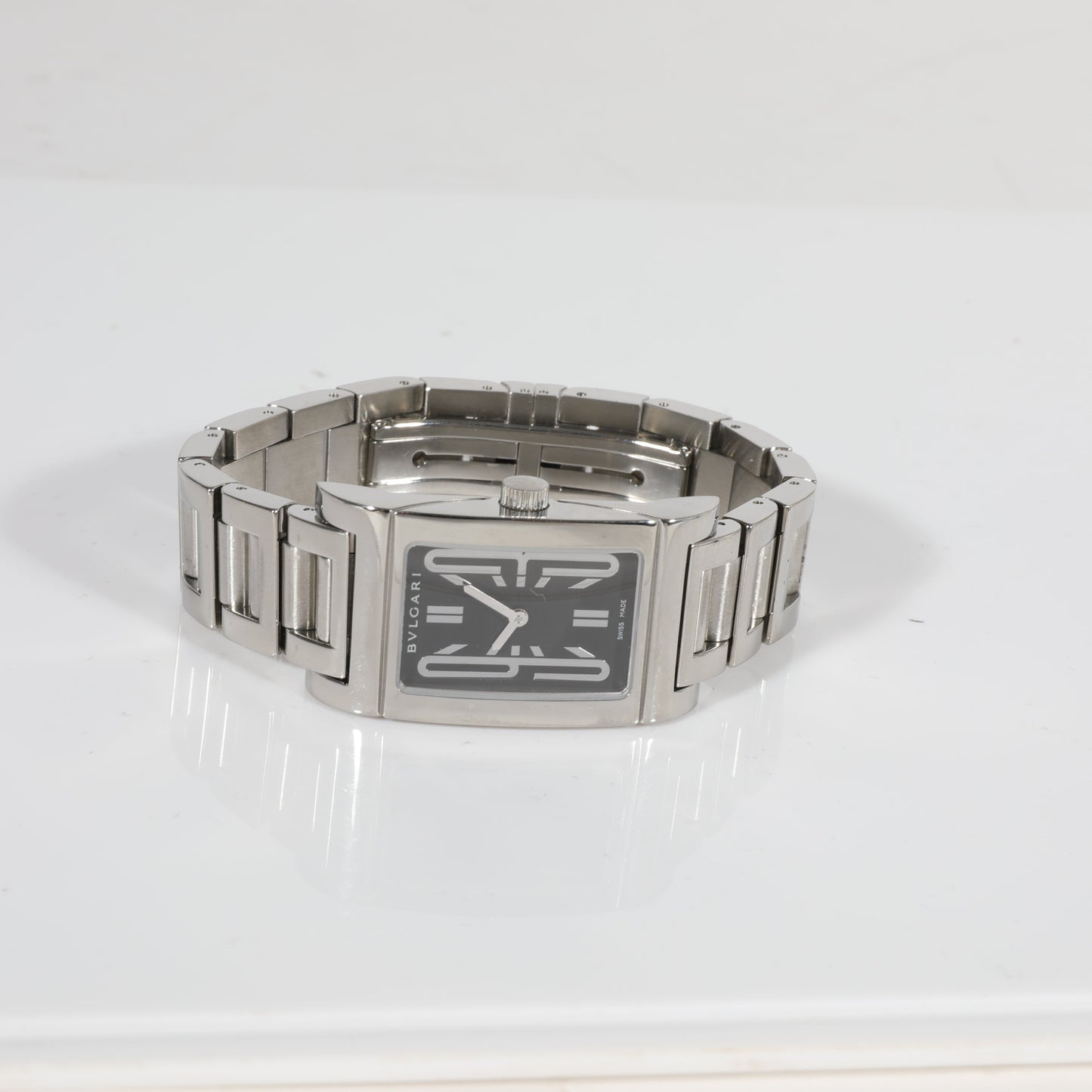 BVLGARI Rettangolo RT 39 S Women's Watch in Stainless Steel