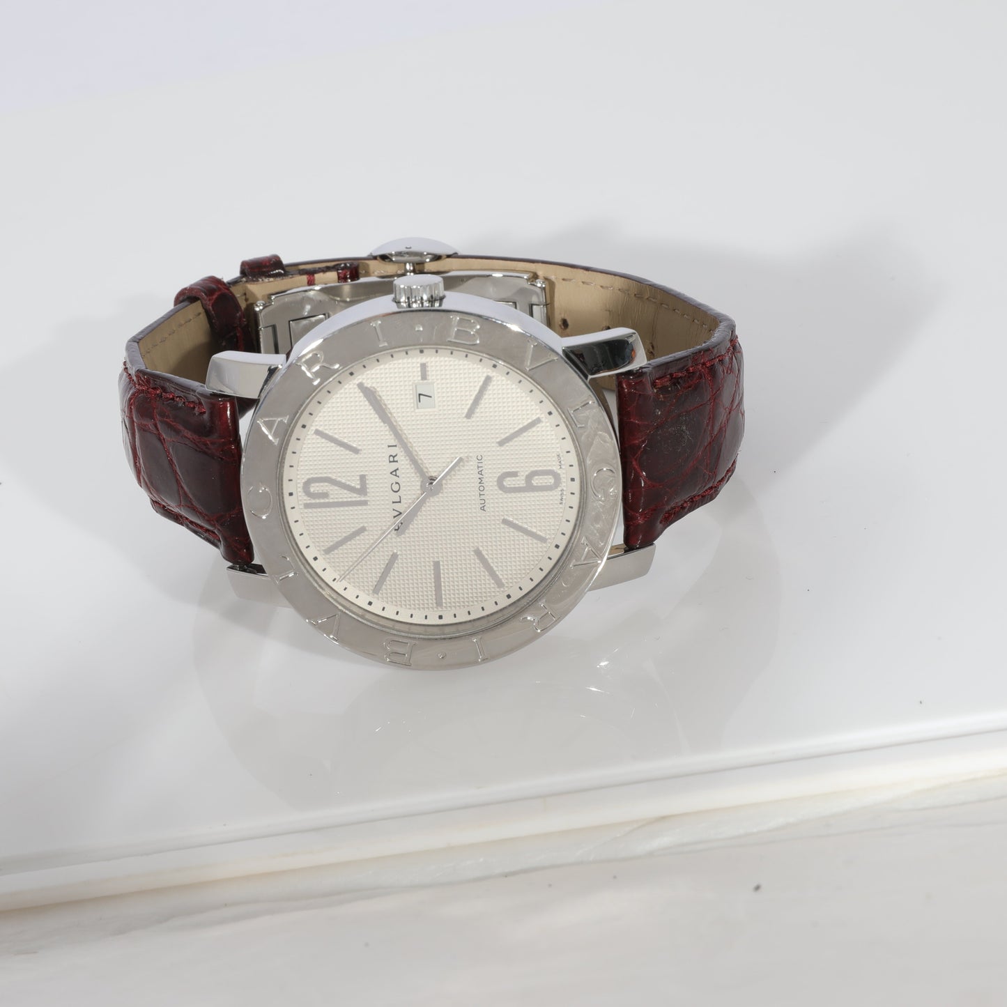 BVLGARI Diagono BB 42 SL AUTO Men's Watch in Stainless Steel