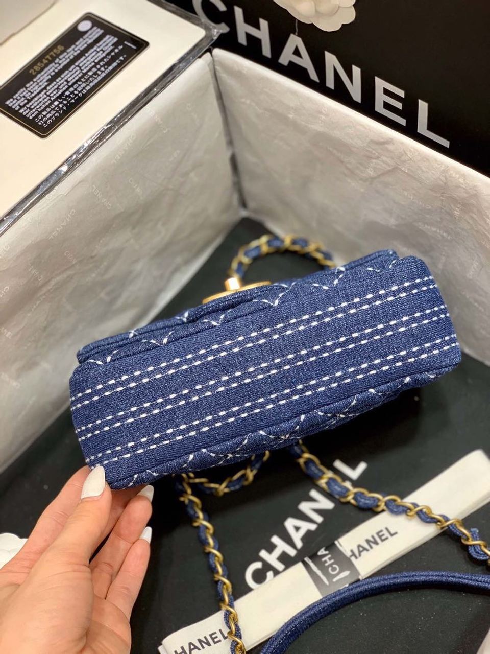 CHL GlamIap Bag Denim Blue For Women Handbags, Shoulder And Crossbody Bags 10.2in/26cm AS1328 B01897 N5398