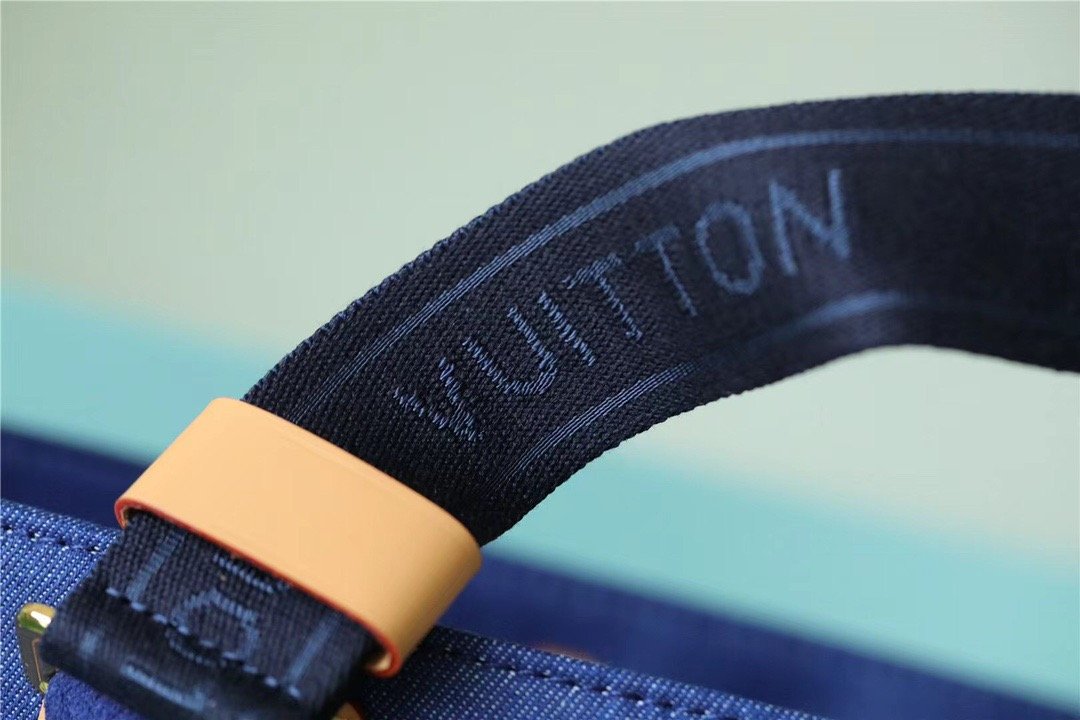 LV Cabas PM Plan Soleil Denim Canvas Blue For Women, WoHandbags 11.8in/30cm LV M94144