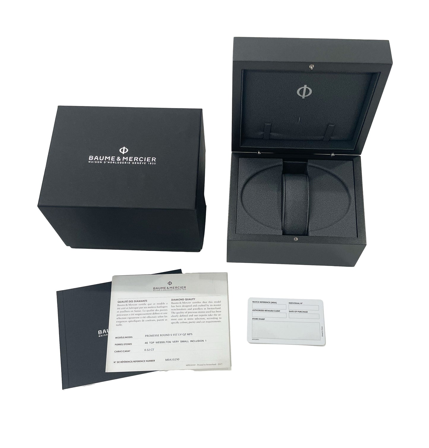 BAUME & MERCIER Promesse MOA10290 Women's Watch in Stainless Steel