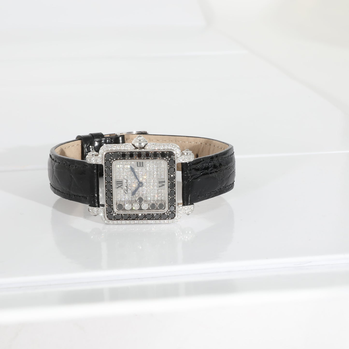 CHOPARD Happy Sport 27/6730-50 Women's Watch in 18k White Gold