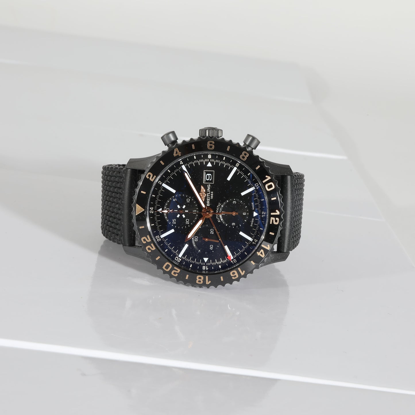 BREITLING Chronoliner Las Vegas Edition M24310 Men's Watch in Black Steel