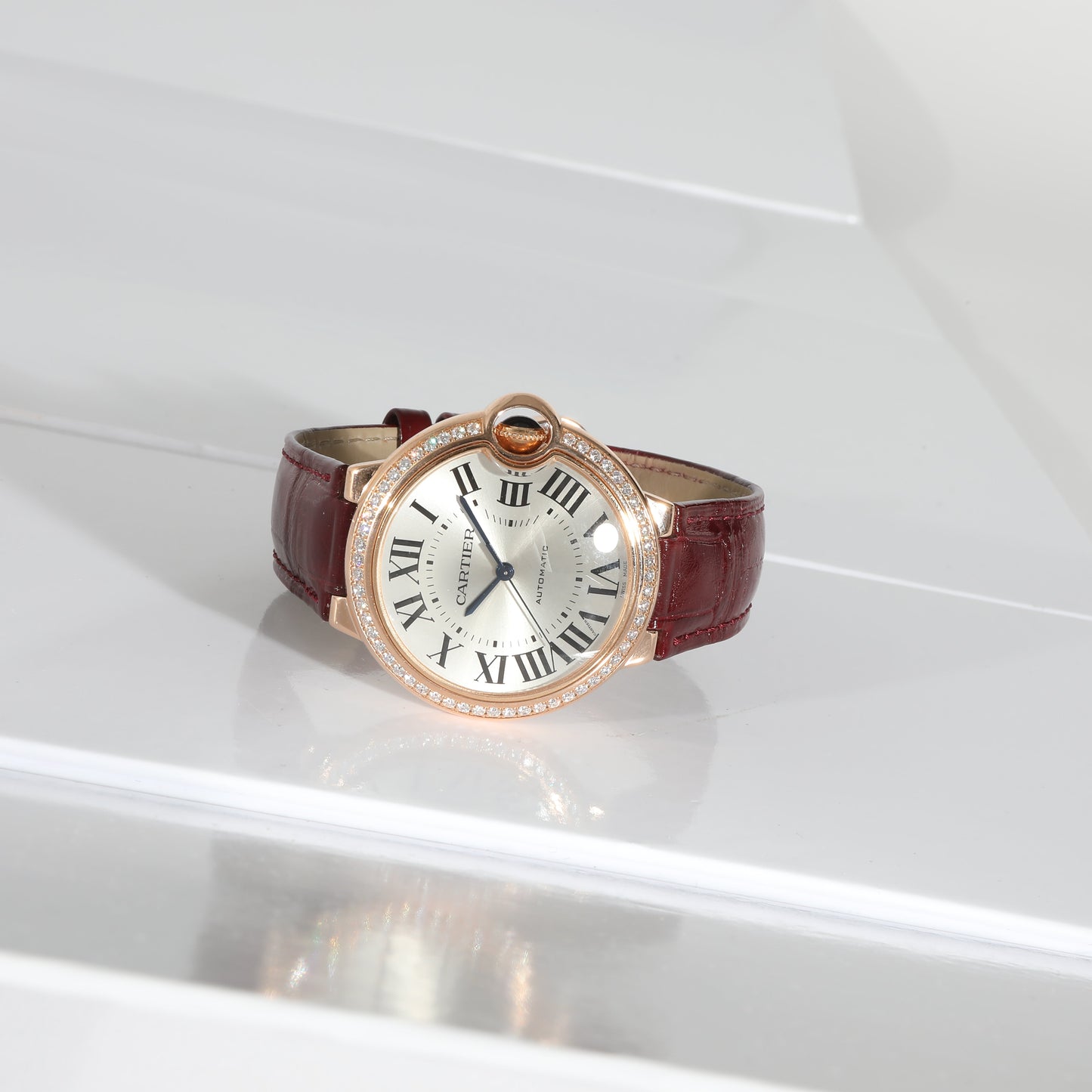 CARTIER Ballon Bleu WJBB0034 Unisex Watch in 18kt Rose Gold
