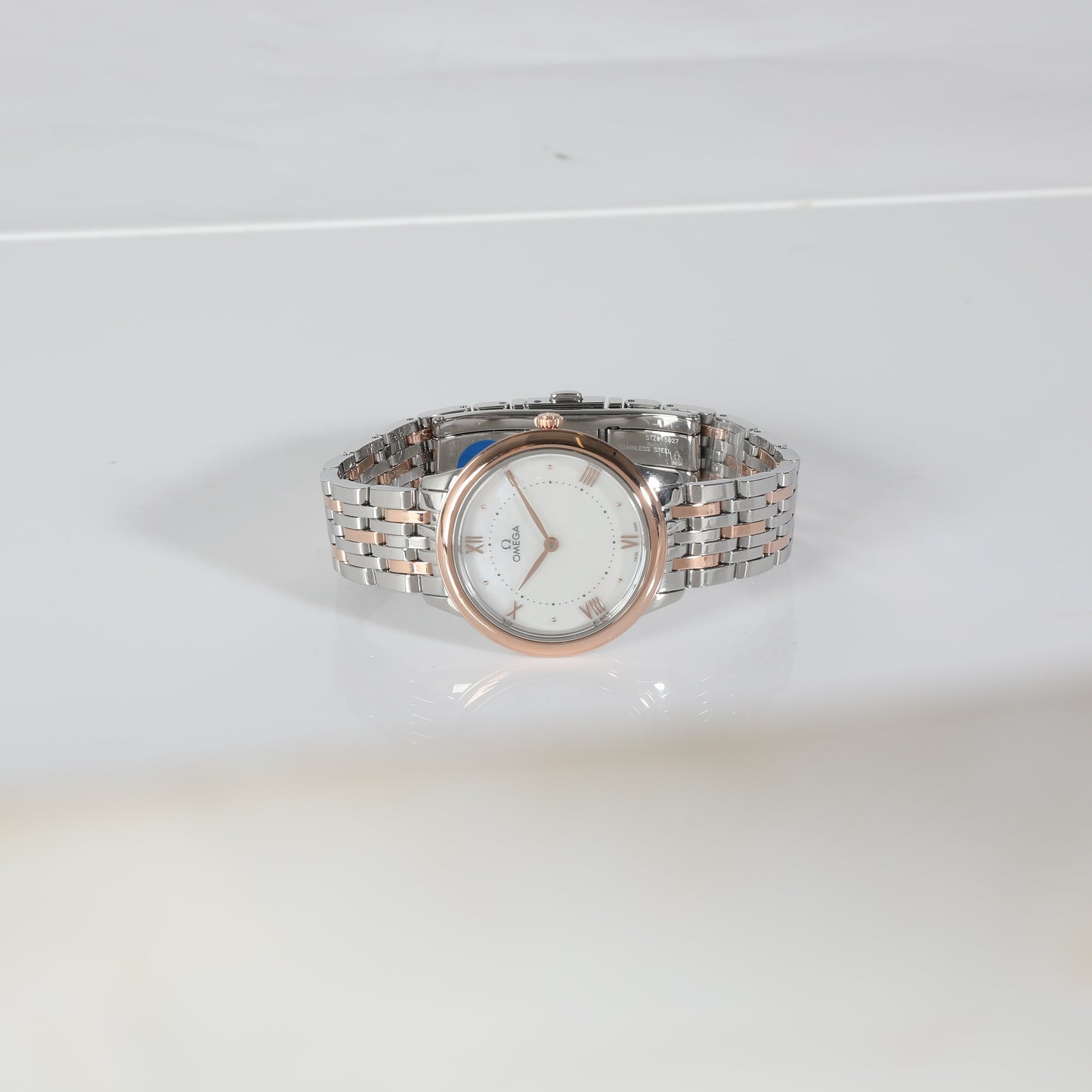 OMEGA Prestige 434.20.30.60.05.001 Women's Watch in Stainless Steel/Rose Gold