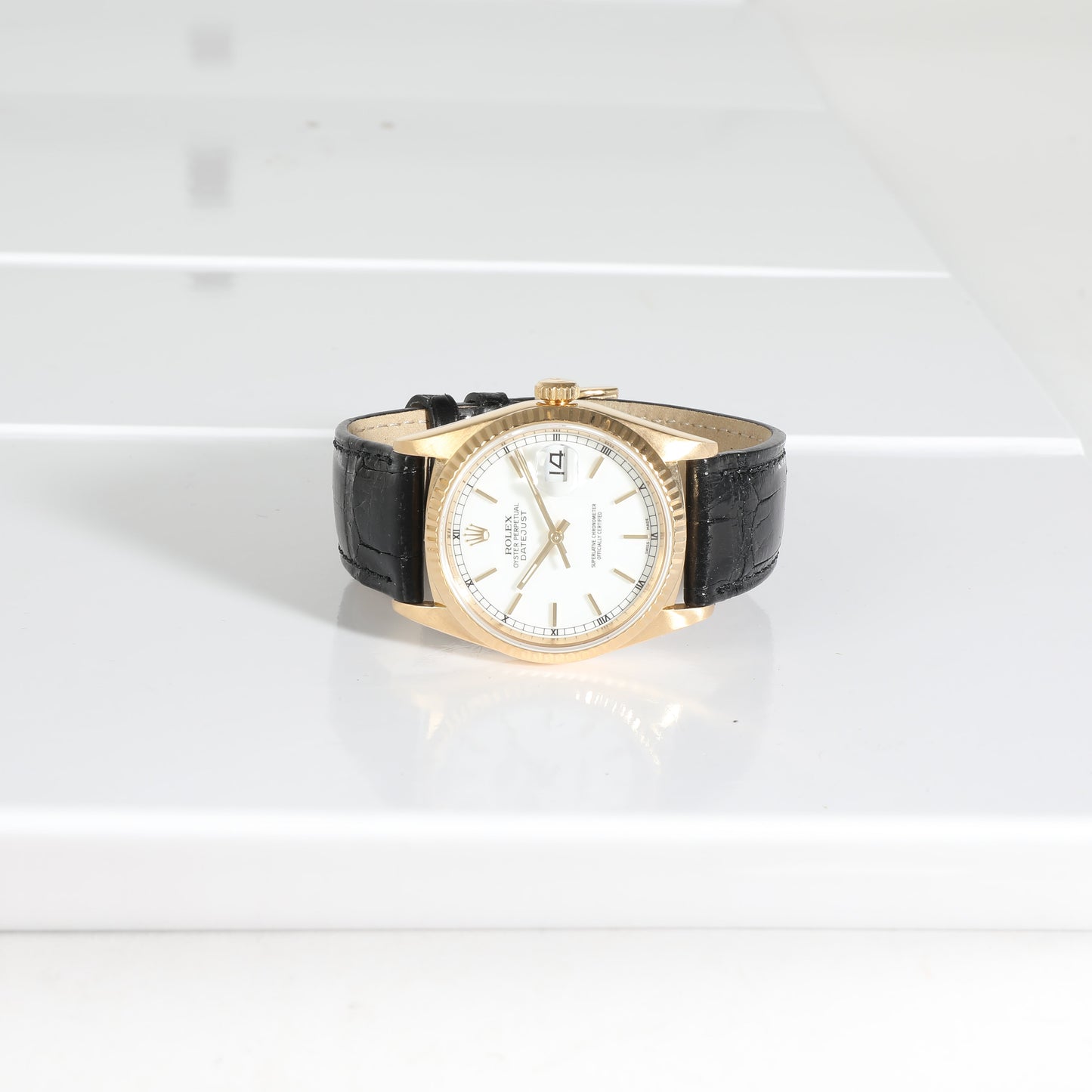 ROLEX Datejust 16238 Men's Watch in 18kt Yellow Gold