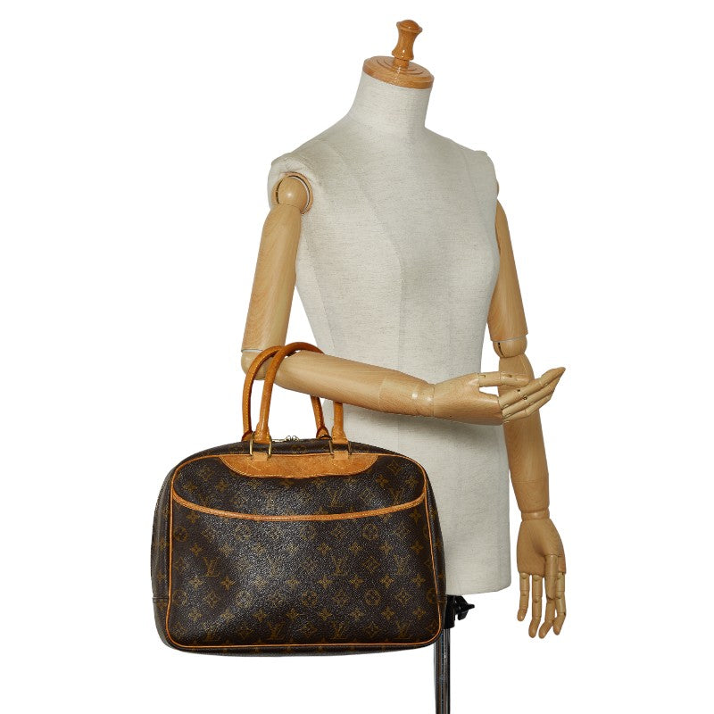 Louis Vuitton Monogram Doveil Handbag M47270 Brown PVC Leather Louis Vuitton