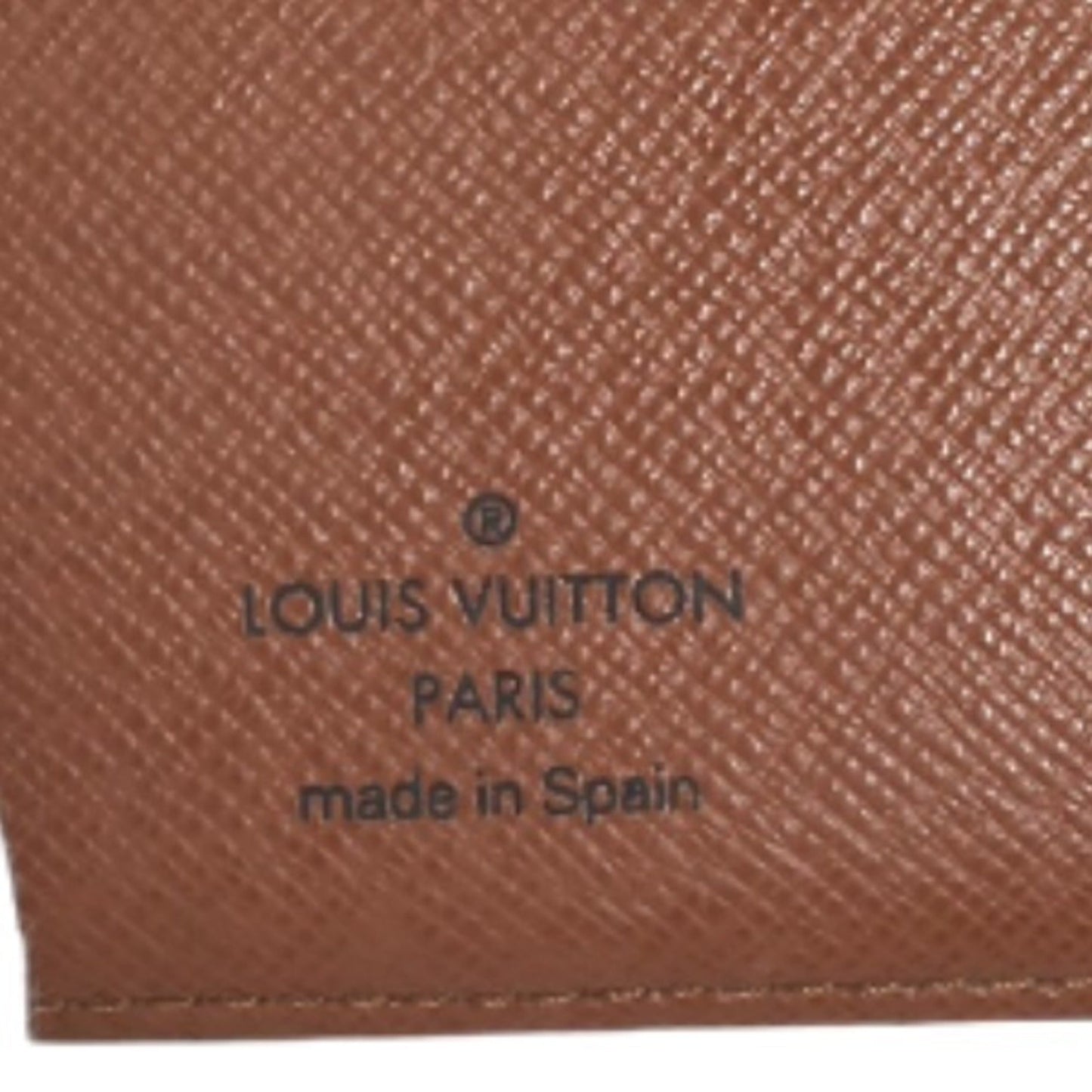 Stylish Brown Canvas Agenda Organizer