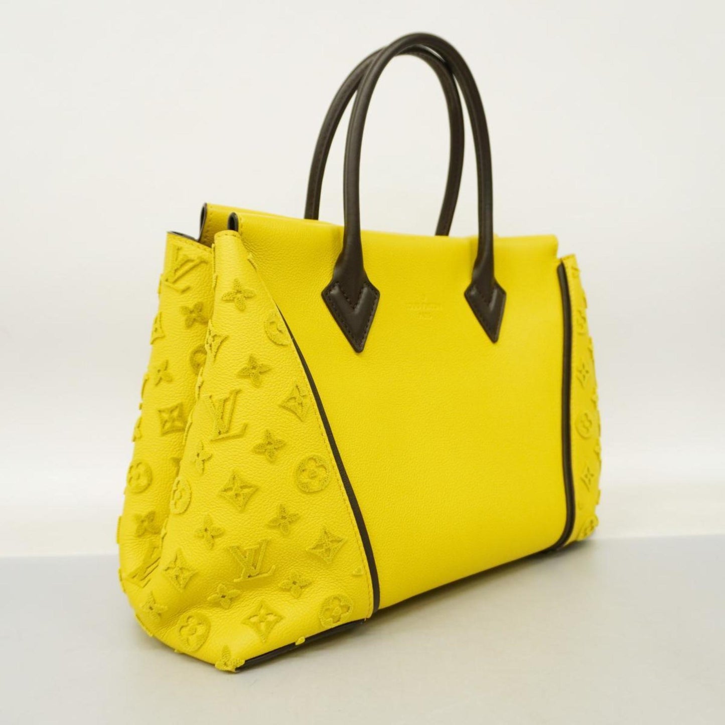 Louis Vuitton Tote W Leather Tote Bag ()