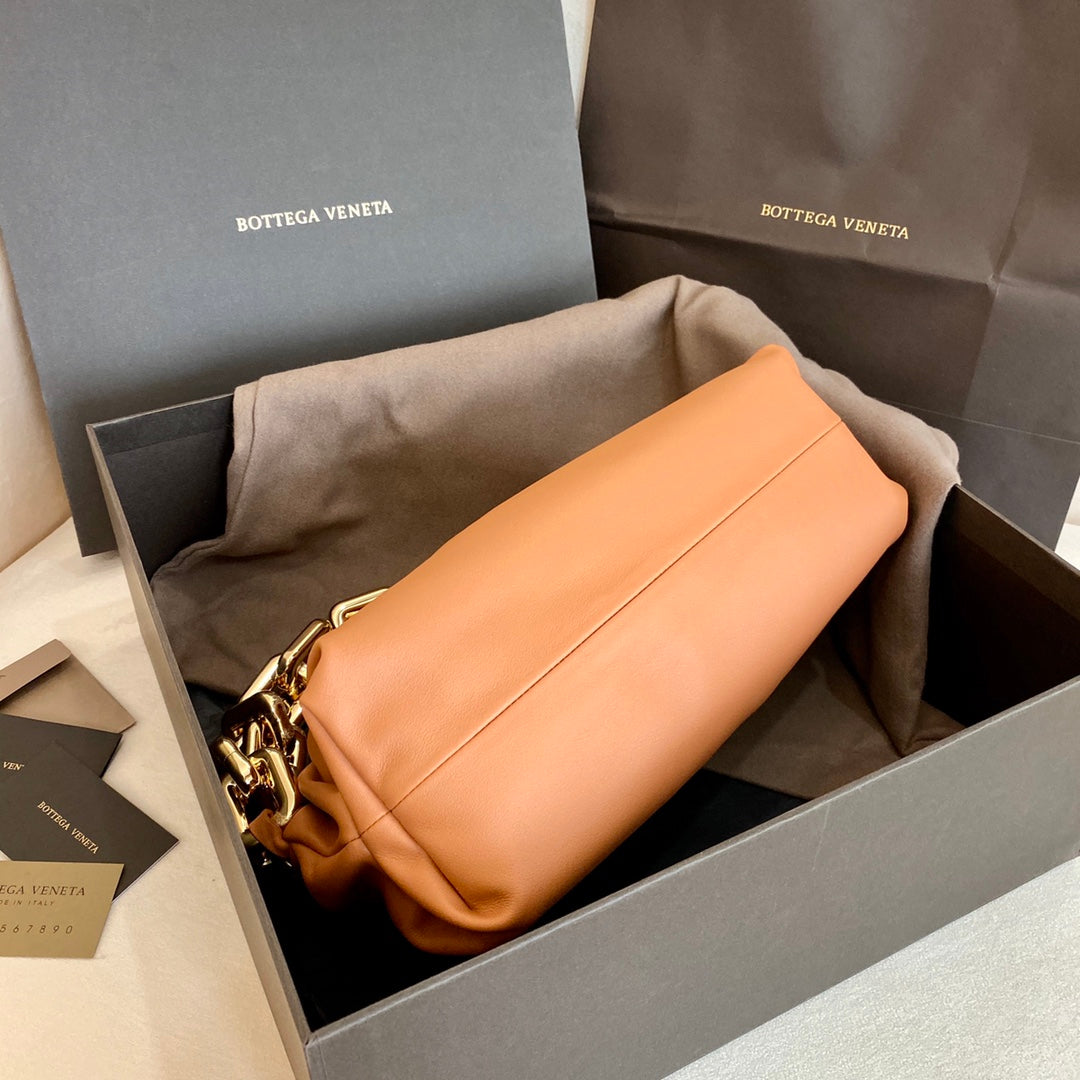GLAMI Chain Pouch Light Orange, For Women, Women’s Bags 12.2in/31cm
