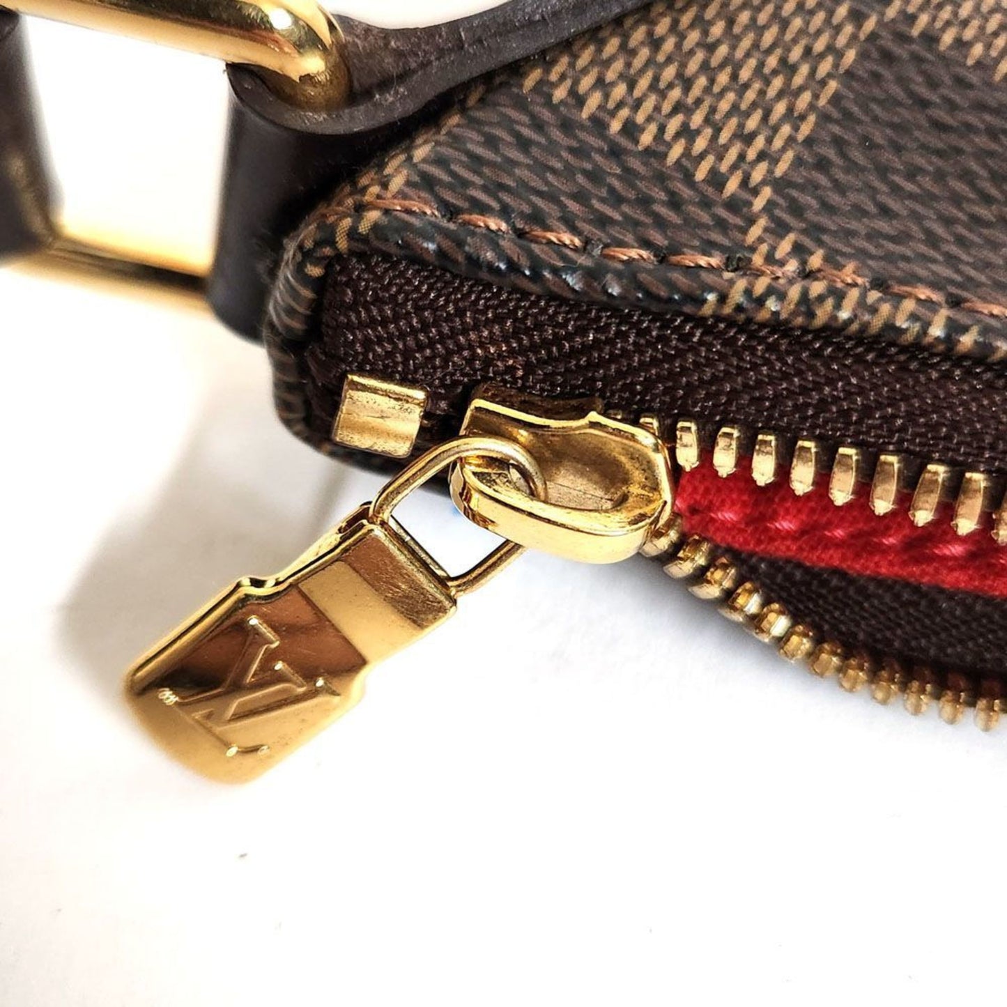 Damier Ebene Canvas Shoulder Bag