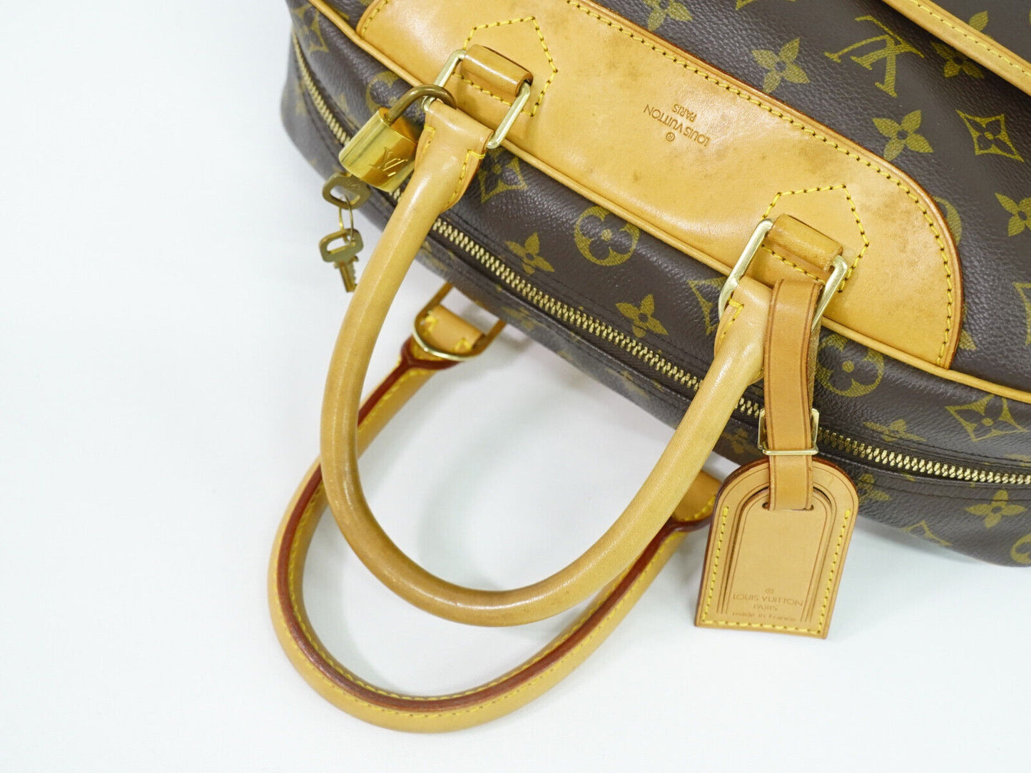 Louis Vuitton Deauville Canvas Handbag