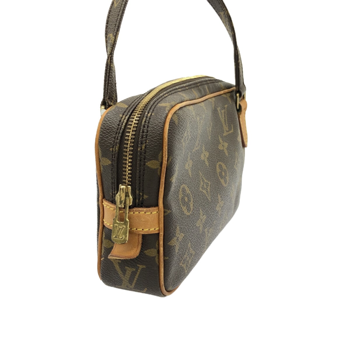 Louis Vuitton Pochette Canvas Shoulder Bag ()